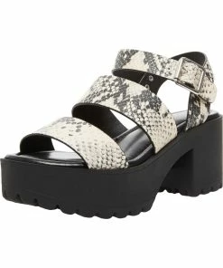 Deals 😉 Madden Girl Carterr 👩 Womens Faux Leather Platform 🩴 Sandals ❤️