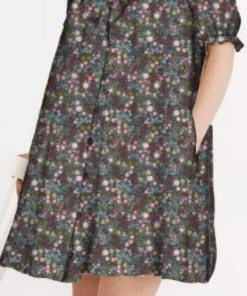 Budget 😉 Celina Moon 👩 women Floral V-Neck Mini 👗 Dress in Multi 🎁