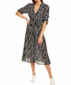 Best deal 🤩 women Celina Moon Roll-Sleeve 👕 Shirtdress 🧨