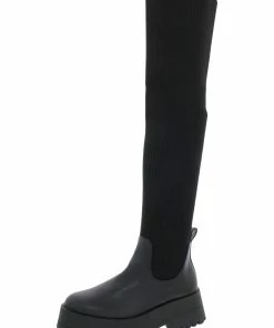 Best deal 🔥 Madden Girl Scoop 👩 Womens Tall Lug Sole Over-The-Knee 🥾 Boots ✨