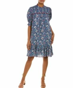 Best reviews of 😀 women Celina Moon Smocked Yoke Mini 👗 Dress 🎉