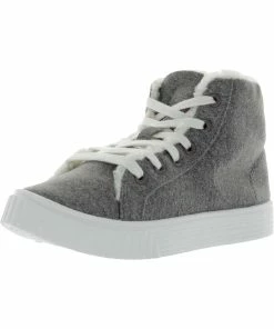 Promo 🎁 Madden Girl Maddie 👩 Womens Lifestyle Faux Fur Lined High-Top 👟 Sneakers ⭐