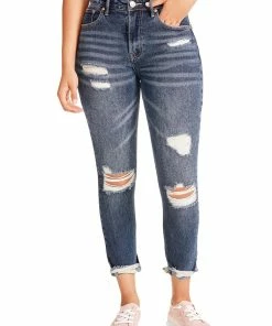 New ✔️ Madden Girl Naomi 👩 Womens Ripped Ankle Skinny 👖 Jeans 😉