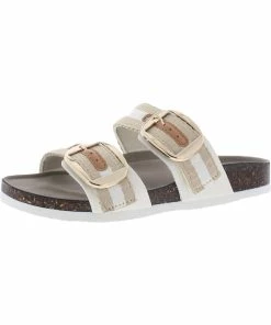Outlet ✨ Madden Girl Bambamm 👩 Womens Comfort Footbed 🩴 Sandals 🔥