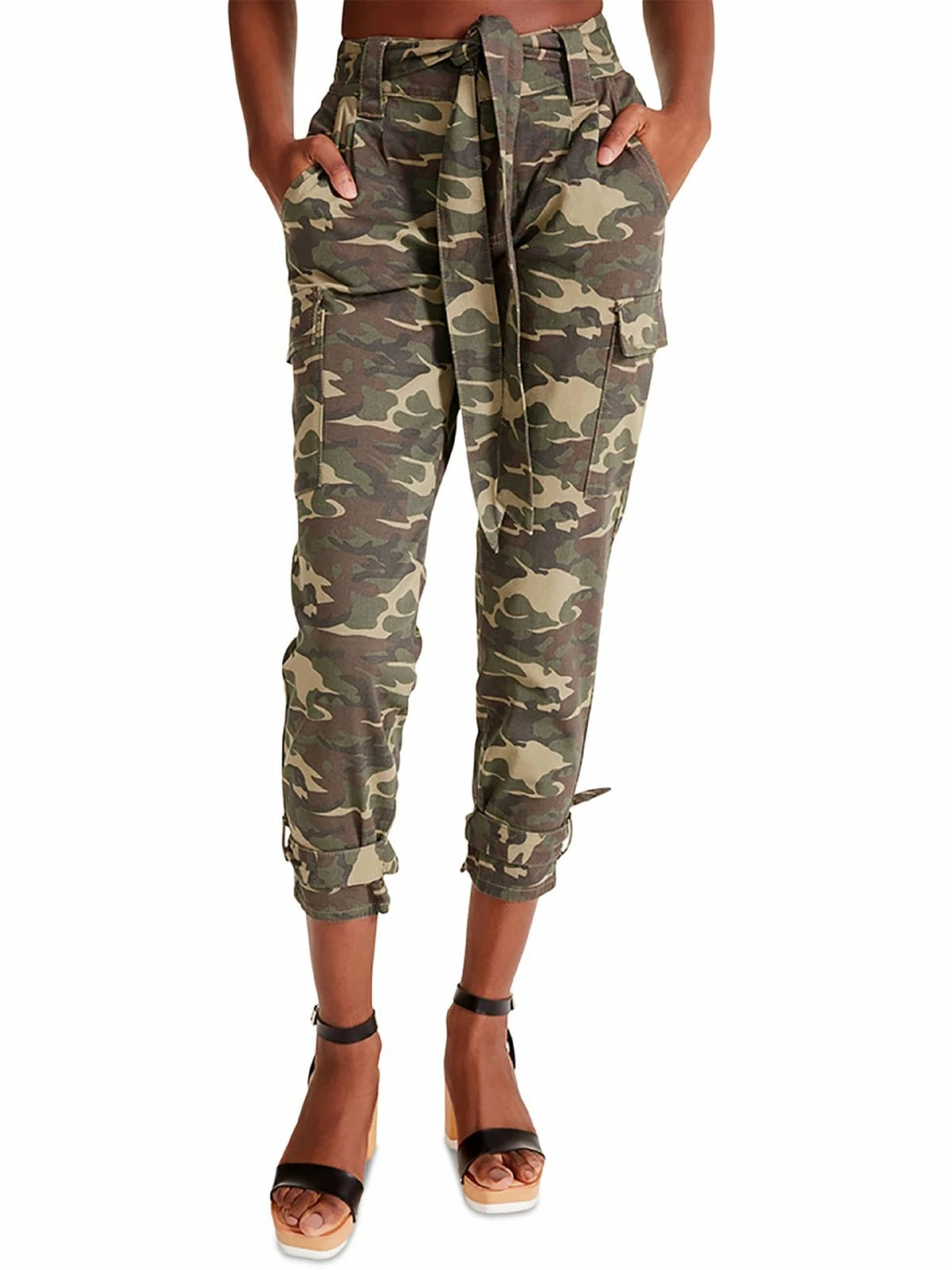 Promo β Madden Girl Juniors π© Womens Cropped Belted Cargo Pants π₯ 3 Promo β Madden Girl Juniors π© Womens Cropped Belted Cargo Pants π₯