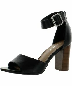 Top 10 ✨ Madden Girl Harperr 👩 Womens Faux Leather Ankle Strap Heel 🩴 Sandals ✨