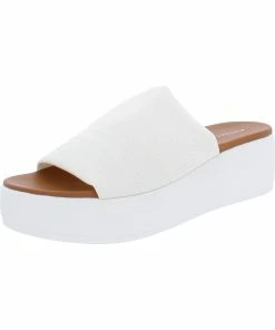 Promo ❤️ Madden Girl Shelbie 👩 Womens Open Toe Slip On Platform 🩴 Sandals 🎉