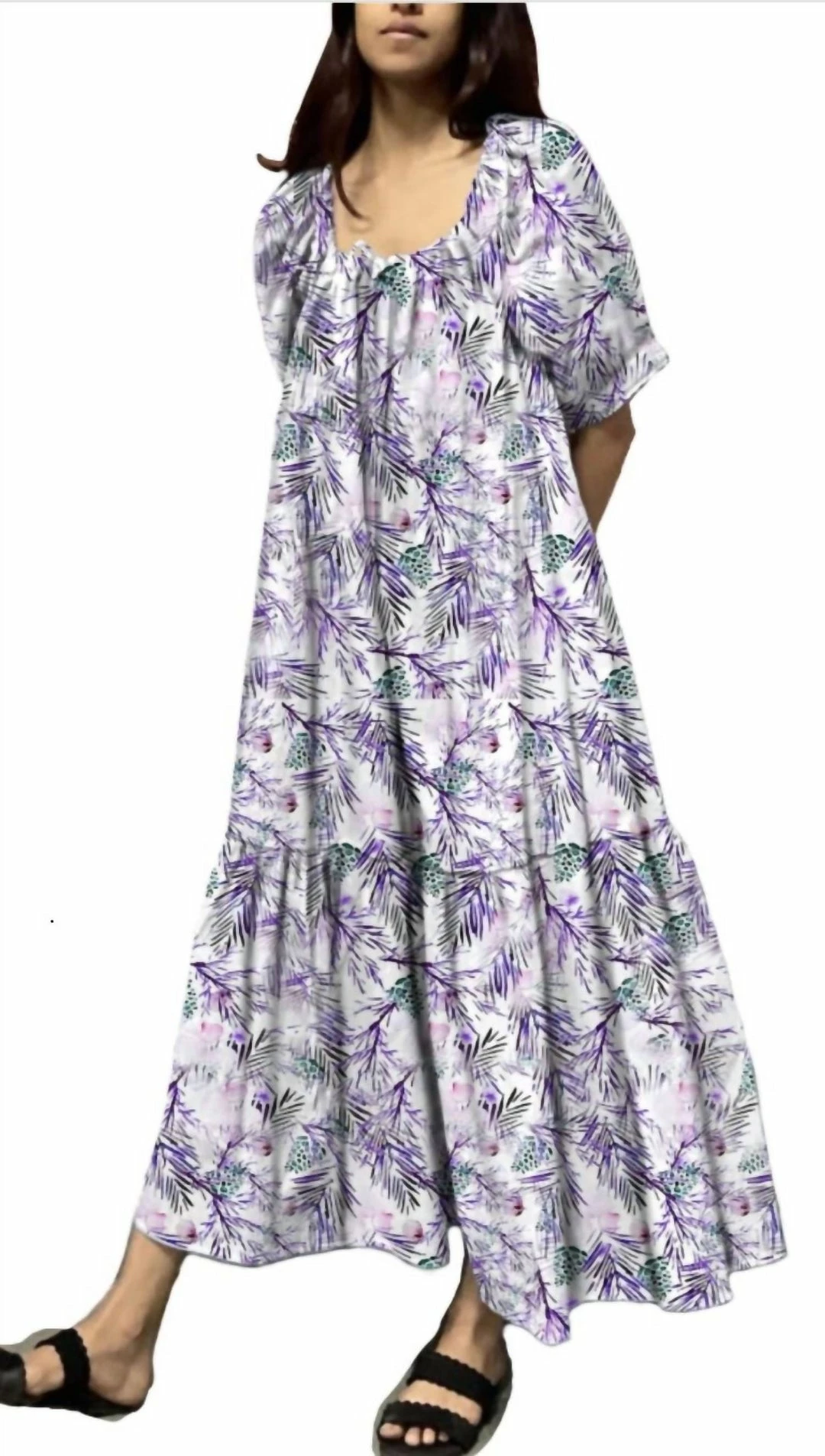 Best Pirce π Celina Moon π© women Short Sleeve Floral Maxi π Dress In Purple 𧨠3 Best Pirce π Celina Moon π© women Short Sleeve Floral Maxi π Dress In Purple π§¨
