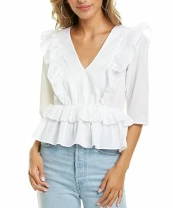Budget 🥰 women CELINA MOON Peplum Blouse 🔥