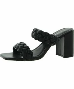 Discount ✔️ Madden Girl Dixcy 👩 Womens Faux Leather Braided Mule 🩴 Sandals 😉