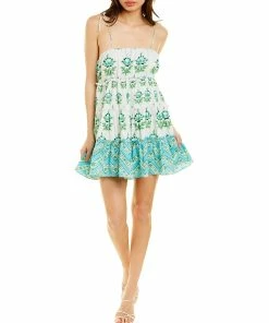 Best Pirce 🧨 women Celina Moon Babydoll Mini 👗 Dress 😉