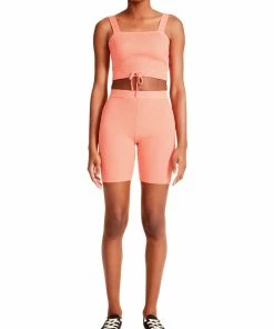 Budget 🛒 Madden Girl 👩 Womens Cropped 2PC Short Outfit 😀