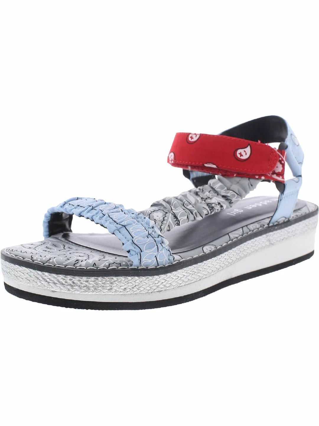 Best Pirce π Madden Girl Gigi π© Womens Embroidered Ankle Strap Flatform π©΄ Sandals π 3 Best Pirce π Madden Girl Gigi π© Womens Embroidered Ankle Strap Flatform π©΄ Sandals π