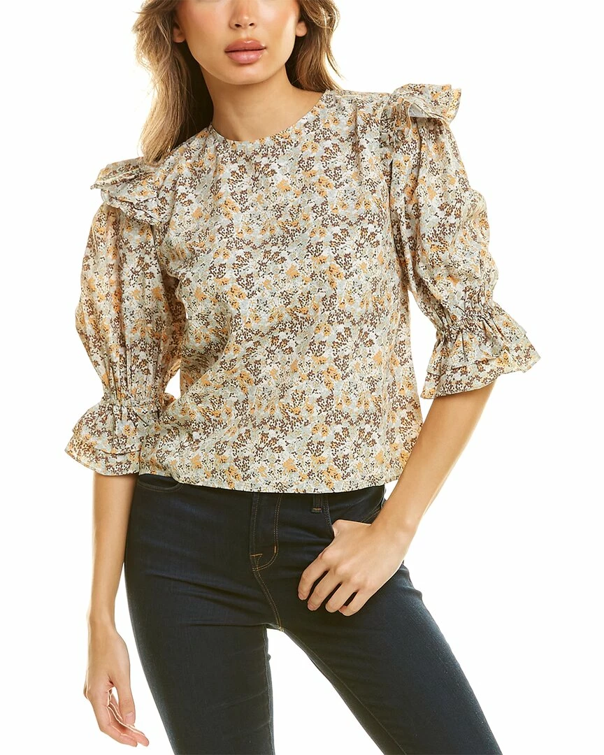 Cheap π₯° women Celina Moon Ruffle 3/4-Sleeve Blouse π― 3 Cheap π₯° women Celina Moon Ruffle 3/4-Sleeve Blouse π―