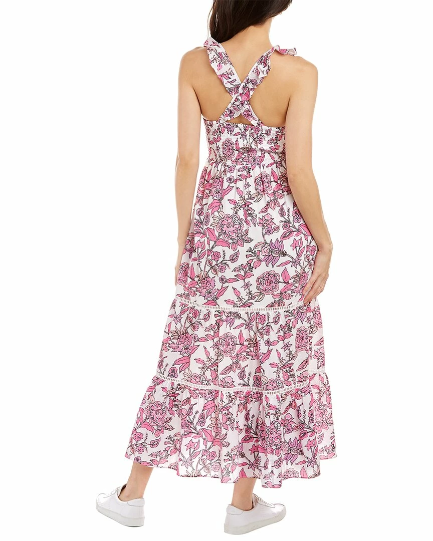 Outlet π women Celina Moon Smocked Midi π Dress π 4 Outlet π women Celina Moon Smocked Midi π Dress π - Image 2