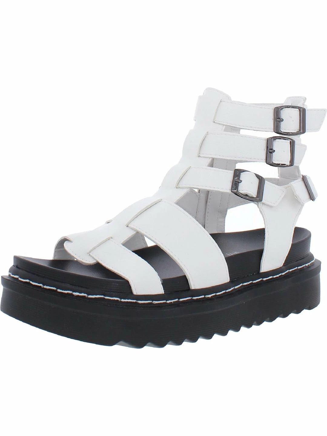 New 𧨠Madden Girl Dorite π© Womens Faux Leather Ankle Gladiator π©΄ Sandals π₯ 3 New 𧨠Madden Girl Dorite π© Womens Faux Leather Ankle Gladiator π©΄ Sandals π₯