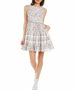 Best deal 😍 women Celina Moon Frill Tiered Mini 👗 Dress 🧨
