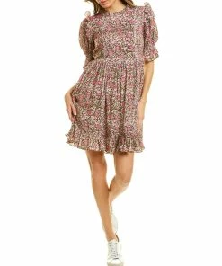 Flash Sale 😍 women Celina Moon Puff Sleeve Mini 👗 Dress ⌛