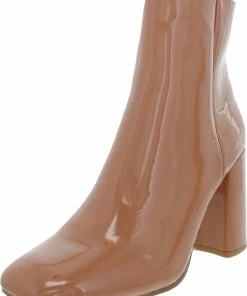 Brand new ⌛ Madden Girl While 👩 Womens Patent Squr Ankle 🥾 Boots ✔️