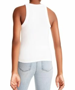 Cheapest 🌟 Madden Girl Juniors 👩 Womens Ribbed Crewneck Tank Top ✔️
