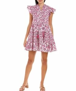 Celina Moon Shop 11 Deals 🔔 women Celina Moon Frill Tiered Mini 👗 Dress ⭐