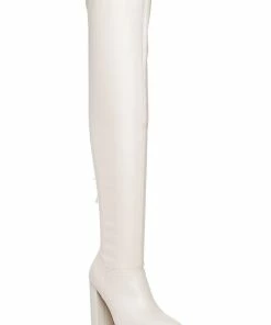 Budget 🌟 Madden Girl Signaal 👩 Womens Faux Leather Tall Over-The-Knee 🥾 Boots ✔️
