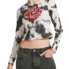 Outlet ✔️ Madden Girl 👩 Womens Cropped Tie-Die Graphic T-Shirt ❤️ -Celina Moon Shop c69c9ad7c78446e0963e6829ff9dc0e1 1080x