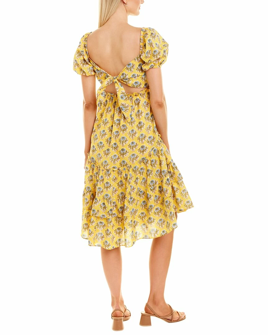 Outlet β¨ women Celina Moon Smocked Midi π Dress π 4 Outlet β¨ women Celina Moon Smocked Midi π Dress π - Image 2