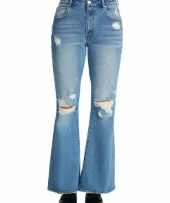 Brand new 👏 Madden Girl Juniors 👩 Womens Denim Light Wash Flare 👖 Jeans 🥰