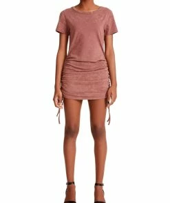 Best Sale 😍 Madden Girl Juniors 👩 Womens Cotton Side Tie Mini 👗 Dress ❤️