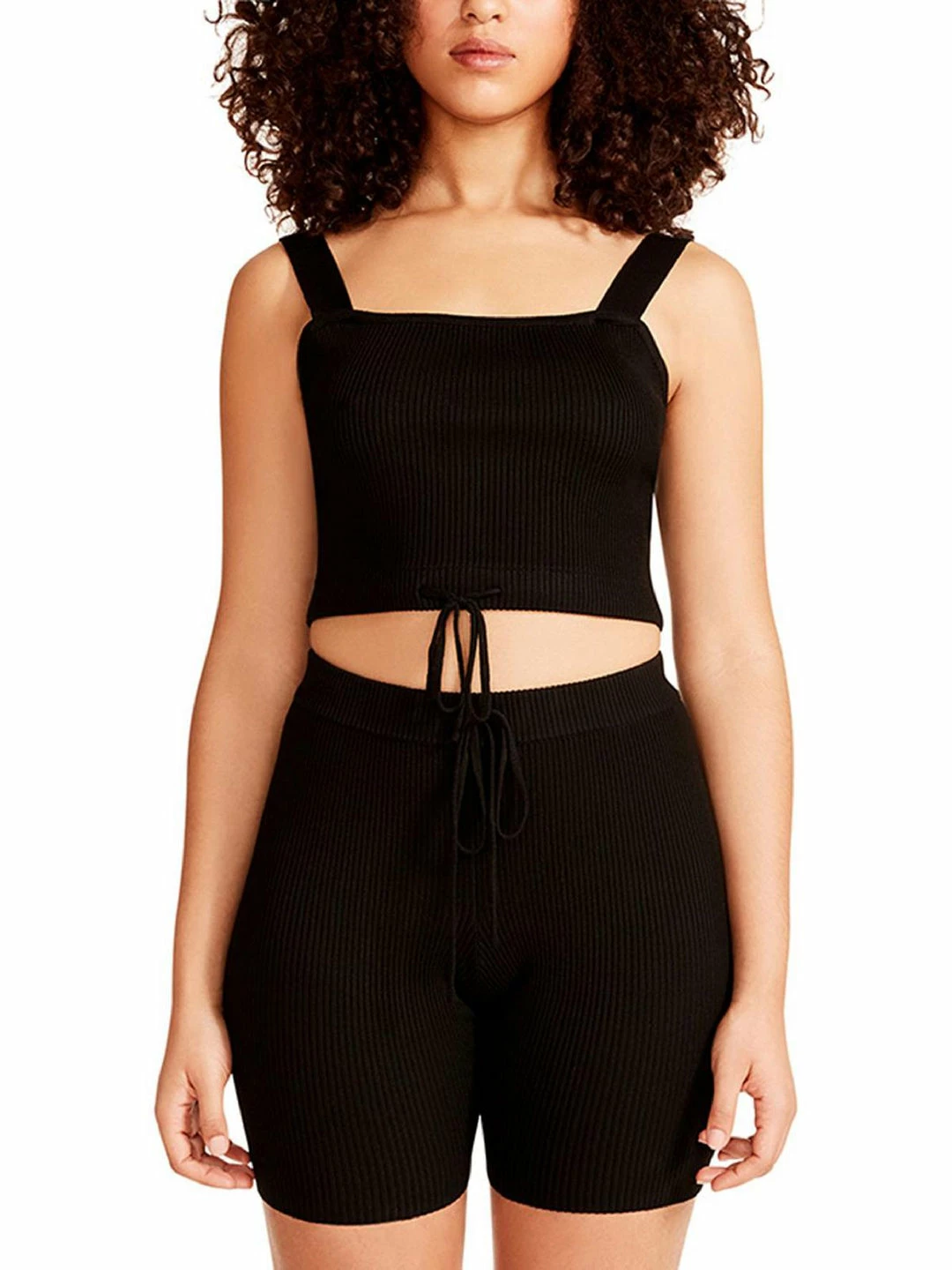 Budget π Madden Girl π© Womens Cropped 2PC Short Outfit π 4 Budget π Madden Girl π© Womens Cropped 2PC Short Outfit π - Image 2