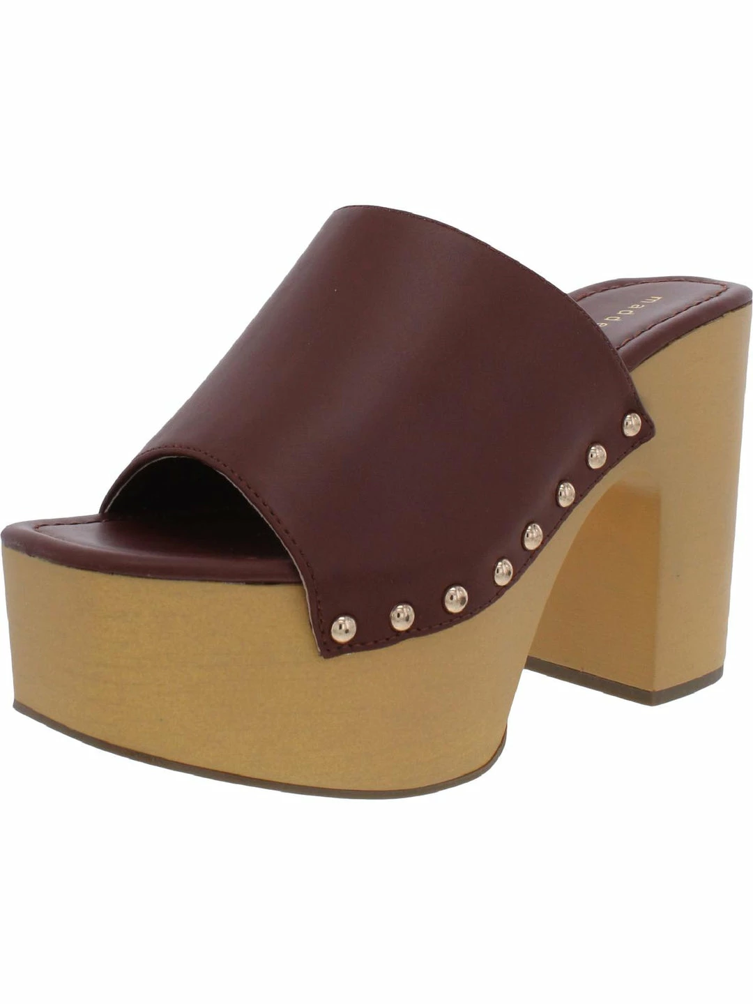 Cheap π₯ Madden Girl Harrps π© Womens Faux Leather Slide On π Heels π 3 Cheap π₯ Madden Girl Harrps π© Womens Faux Leather Slide On π Heels π