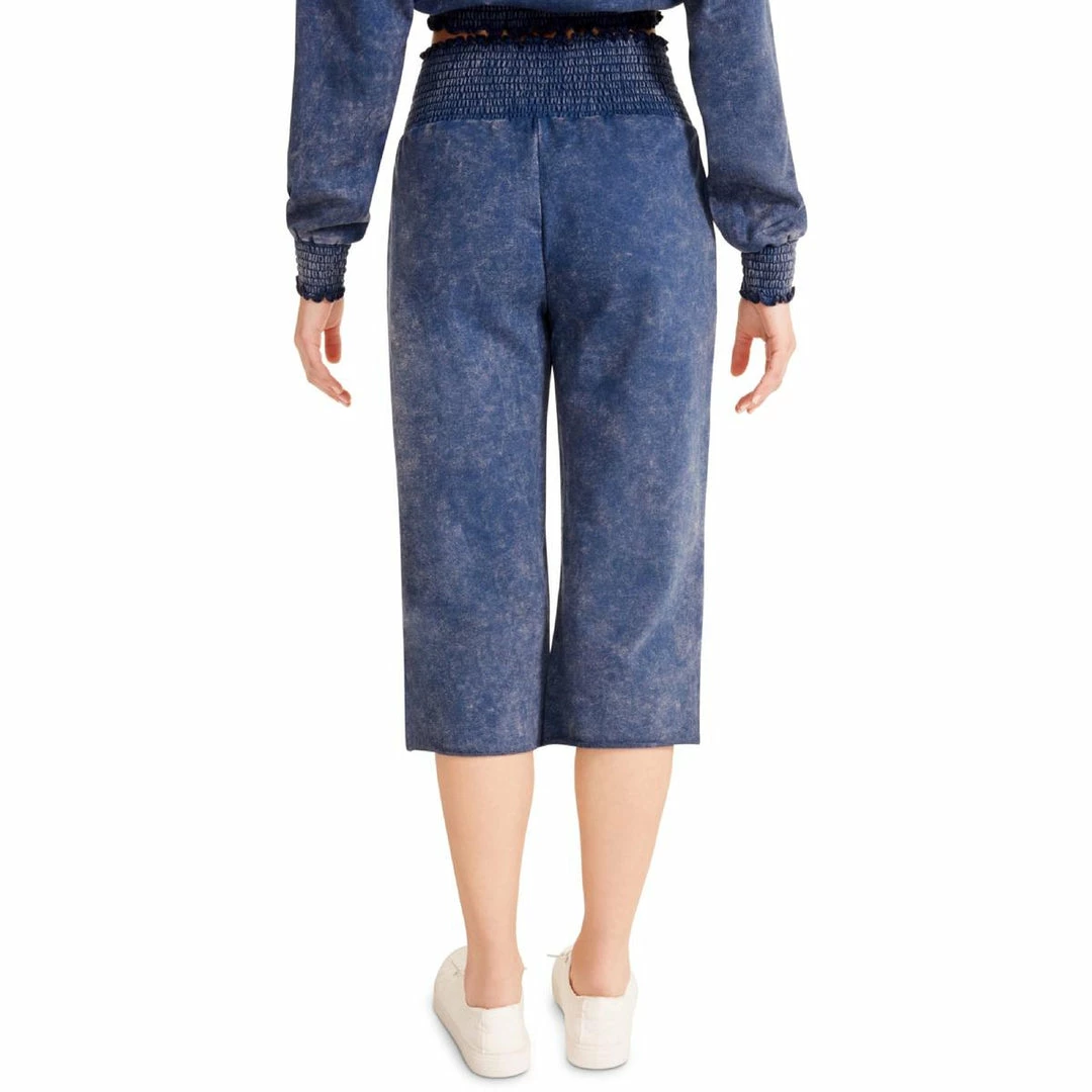 Buy π₯° Madden Girl Juniors π© Womens Knit Smocked Cropped Pants π₯ 4 Buy π₯° Madden Girl Juniors π© Womens Knit Smocked Cropped Pants π₯ - Image 2