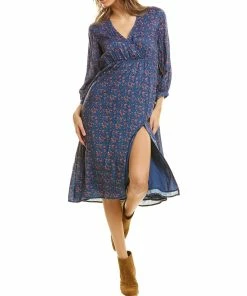 Celina Moon Shop 13 Best Sale 😉 women Celina Moon Wrap Midi 👗 Dress 🌟