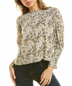 Best Sale 🎁 women Celina Moon Smocked Blouse ❤️