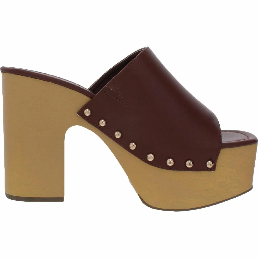 Cheap π₯ Madden Girl Harrps π© Womens Faux Leather Slide On π Heels π 4 Cheap π₯ Madden Girl Harrps π© Womens Faux Leather Slide On π Heels π - Image 2